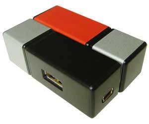 USB hub that looks like a Rubik's Cube