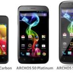 Archos rolls out a trio of affordable Android smartphones