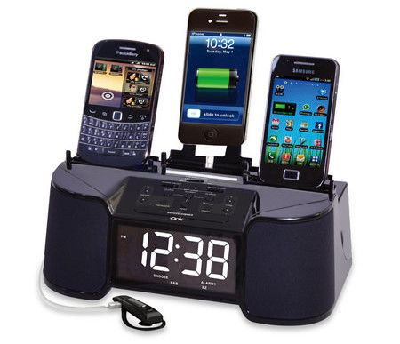 four-device-charging-clock-radio
