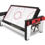 Rotating Air Hockey To Billiards Table saves space in your home
