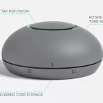 The SNOOZ is a portable sound conditioning sleep machine