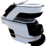 Toilet of the future conserves water and space