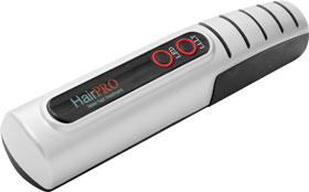 Laser hairbrush