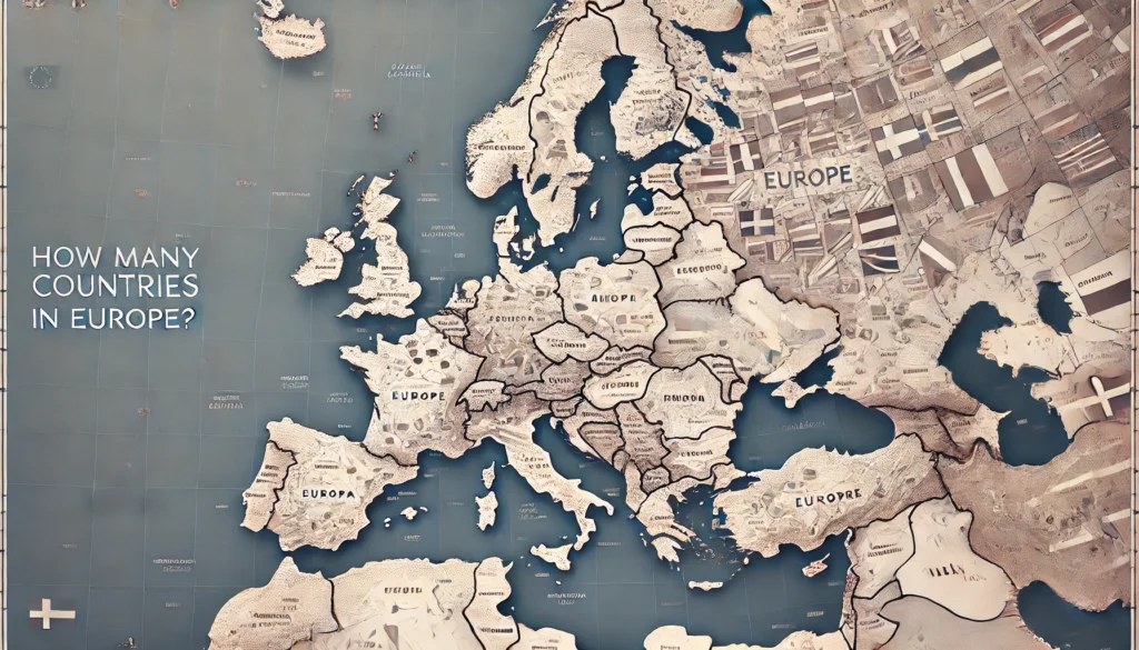 how many countries in europe