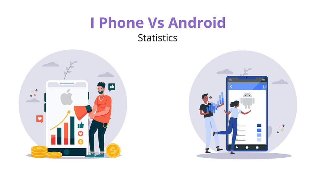 i phone vs android Statistics