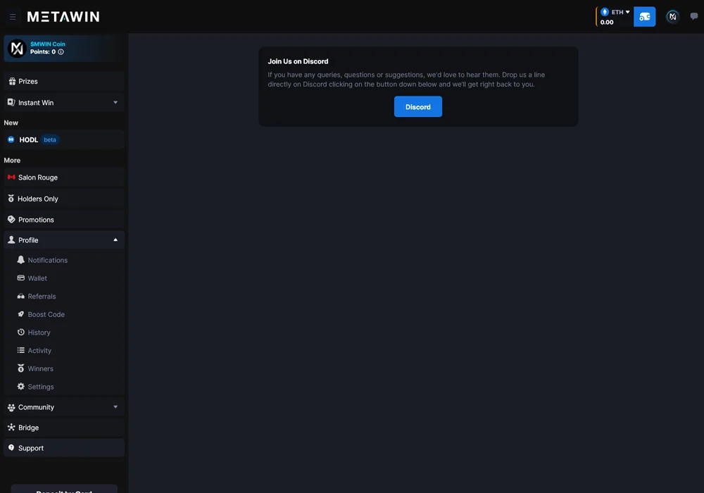 Discord Support