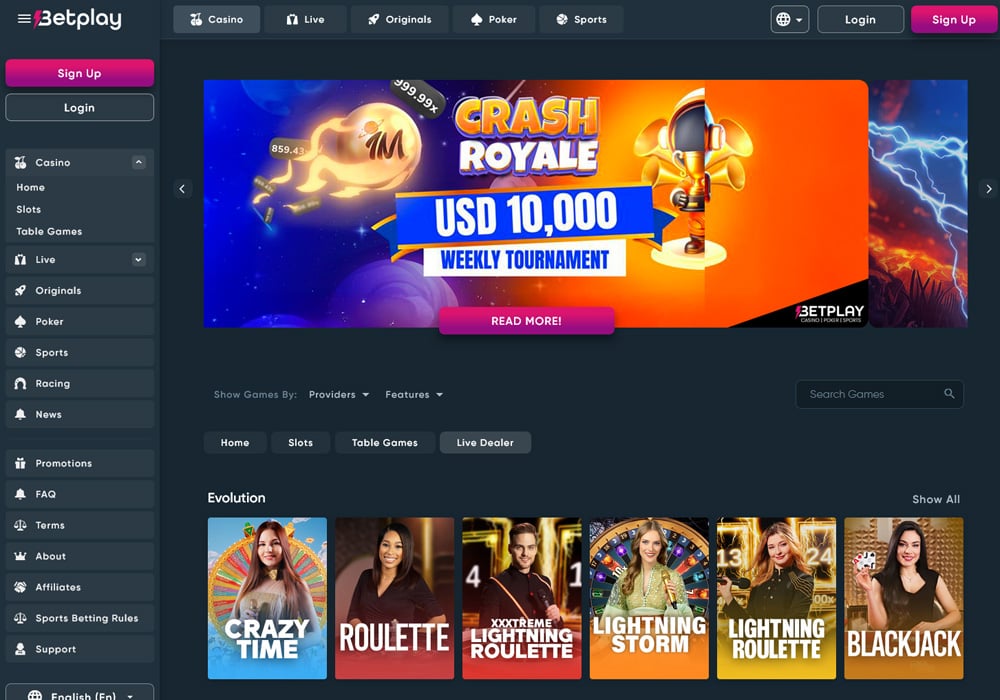 Live Dealer Games