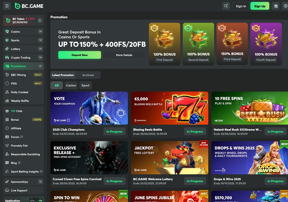 Regular Promotions