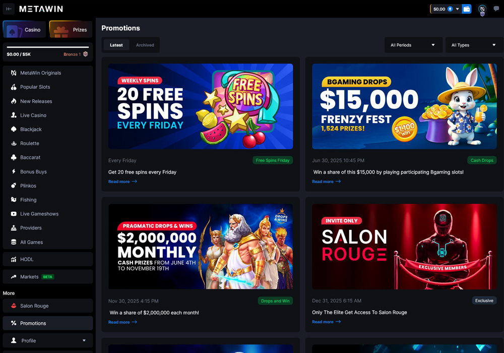 Regular Promotions