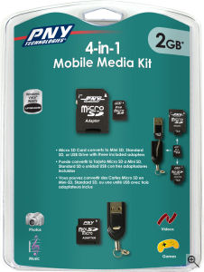 4 in 1 media kit by PNY