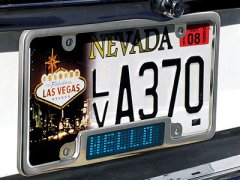 LED License plate