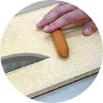 Sawing a Hotdog
